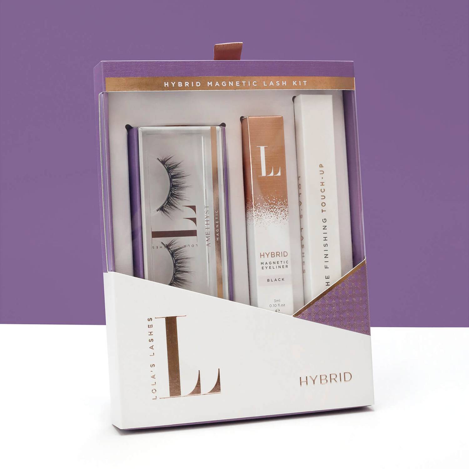 Lola's Lashes Amethyst Hybrid Eyelash Kit