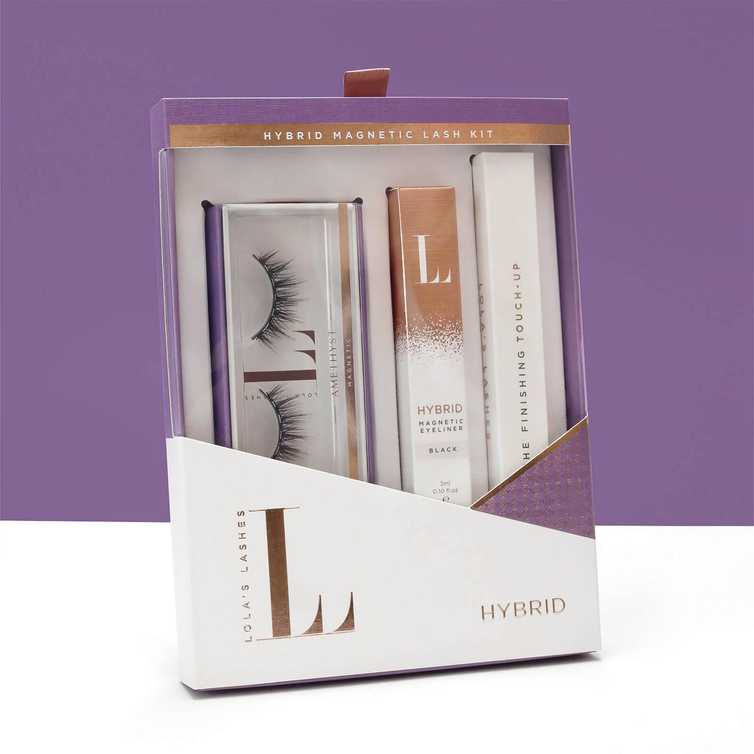 Lola's Lashes Amethyst Hybrid Eyelash Kit