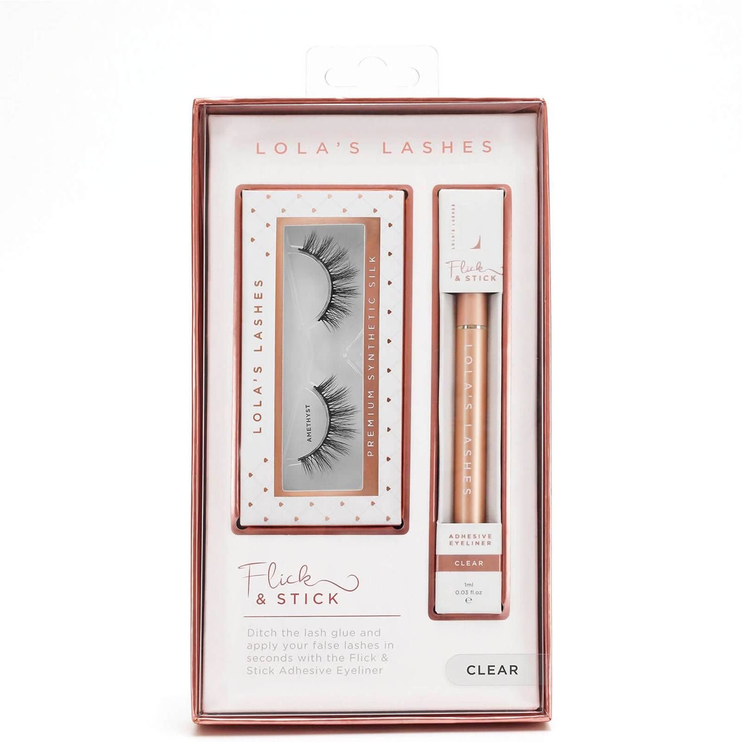 Lola's Lashes Amethyst Flick and Stick Eyelash Kit