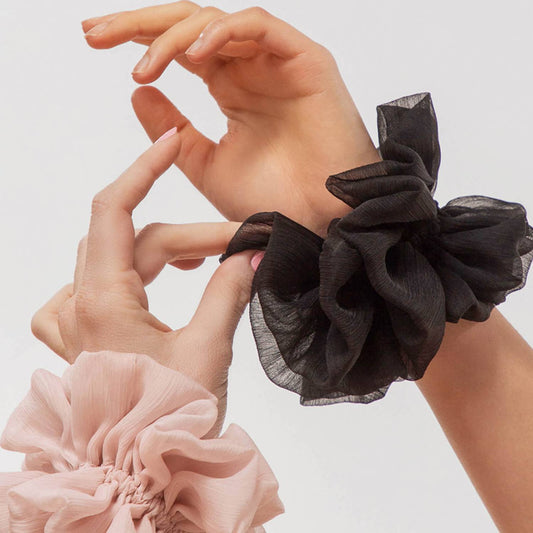 Kitsch Drawstring Chiffon Scrunchie