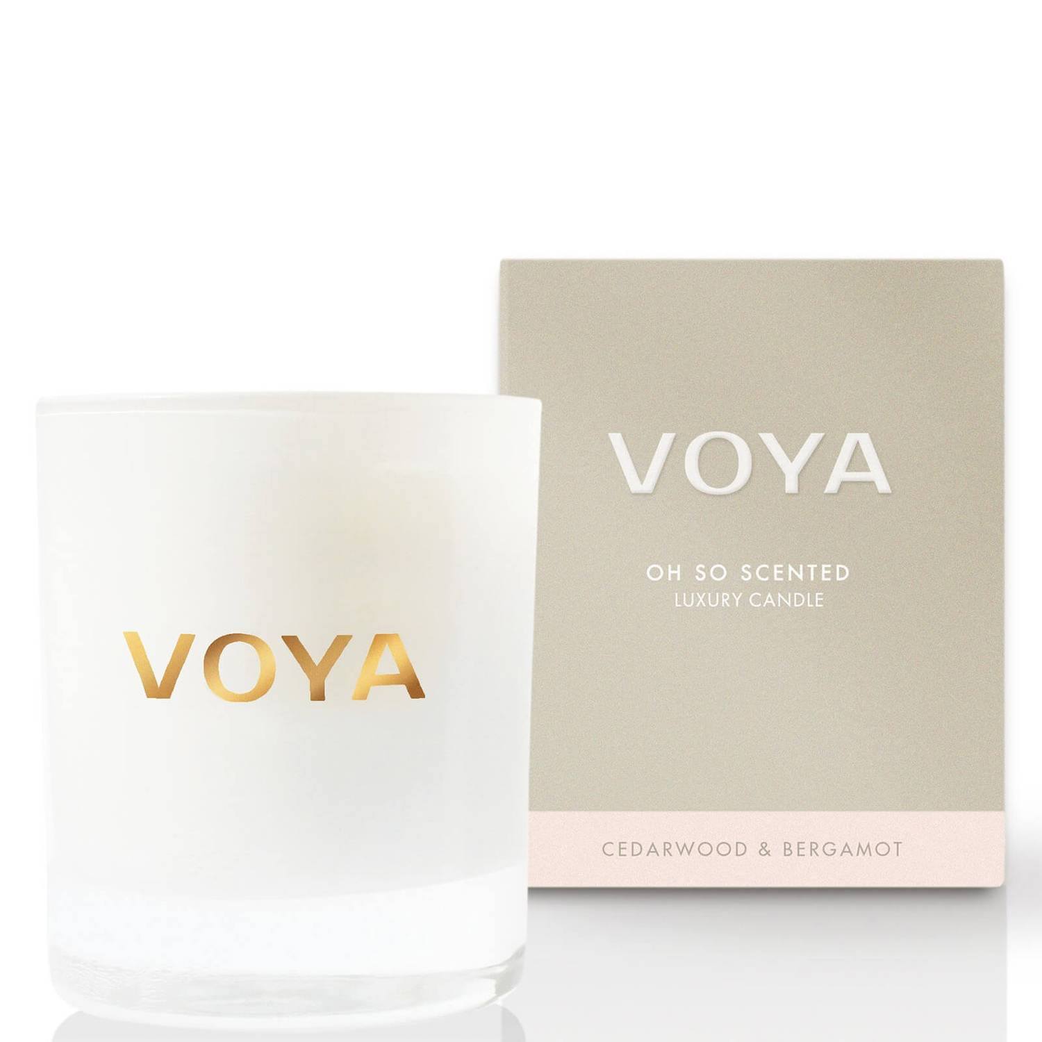 VOYA Luxury Scented Candle Cedarwood and Bergamot 20ml