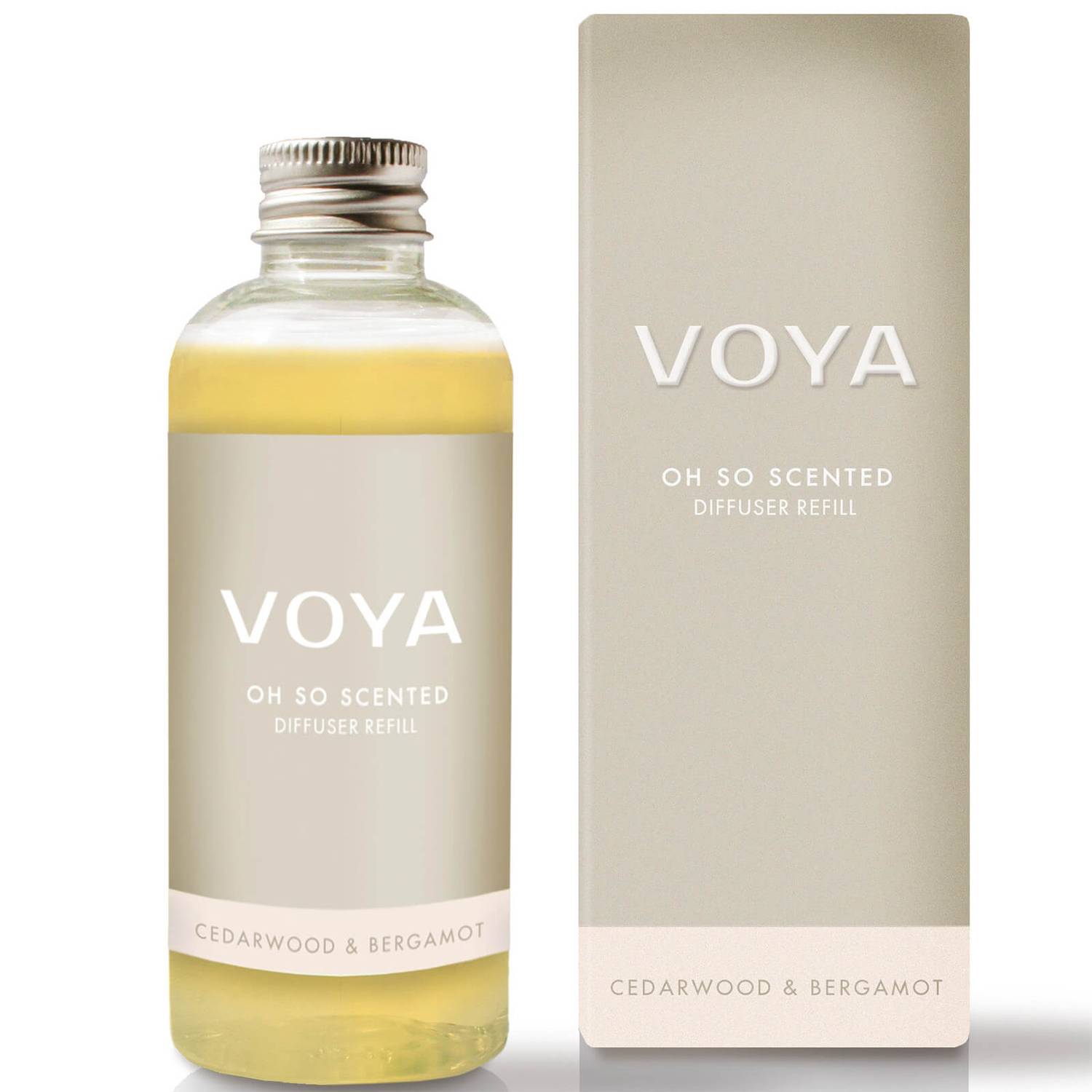 VOYA Oh So Scented Reed Diffuser Refill Cedarwood and Bergamot 100ml