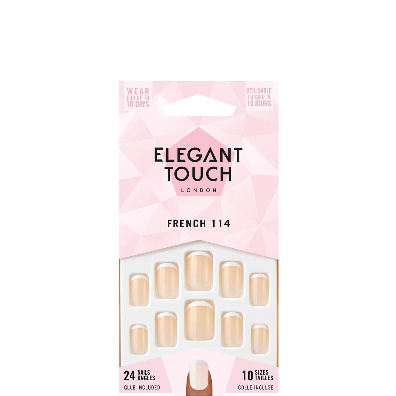 Elegant Touch False Nails - French 114