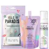 Isle of Paradise Dark Glow Clear Mousse and Refill and Mitt Bundle (Worth £40.89)