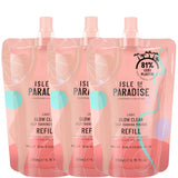 Isle of Paradise Light Glow Clear Mousse Refill Trio (Worth £47.85)