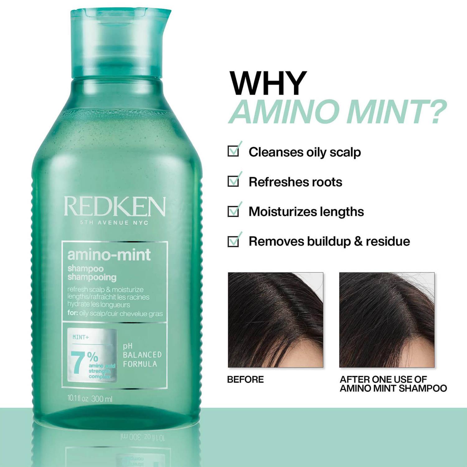 Redken Retail Amino-Mint Scalp Shampoo 300ml