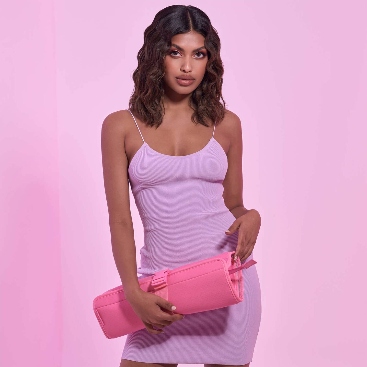 Mermade Hair Heat Mat and Clutch Pink