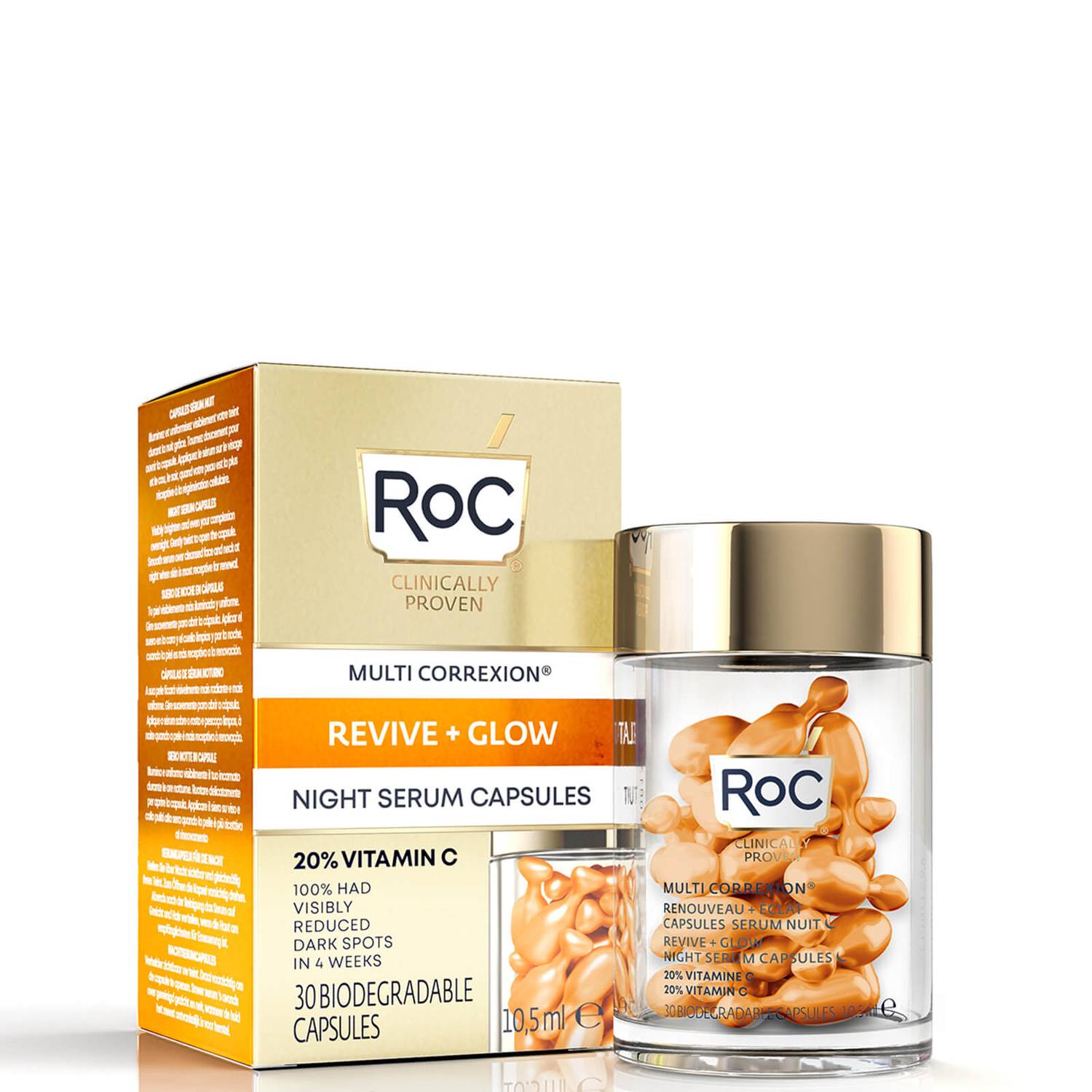 RoC Multi Correxion Revive and Glow Capsules 30Ct