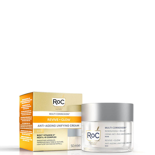 RoC Multi Correxion Revive and Glow Anti-Ageing Unifying Cream Rich 50ml