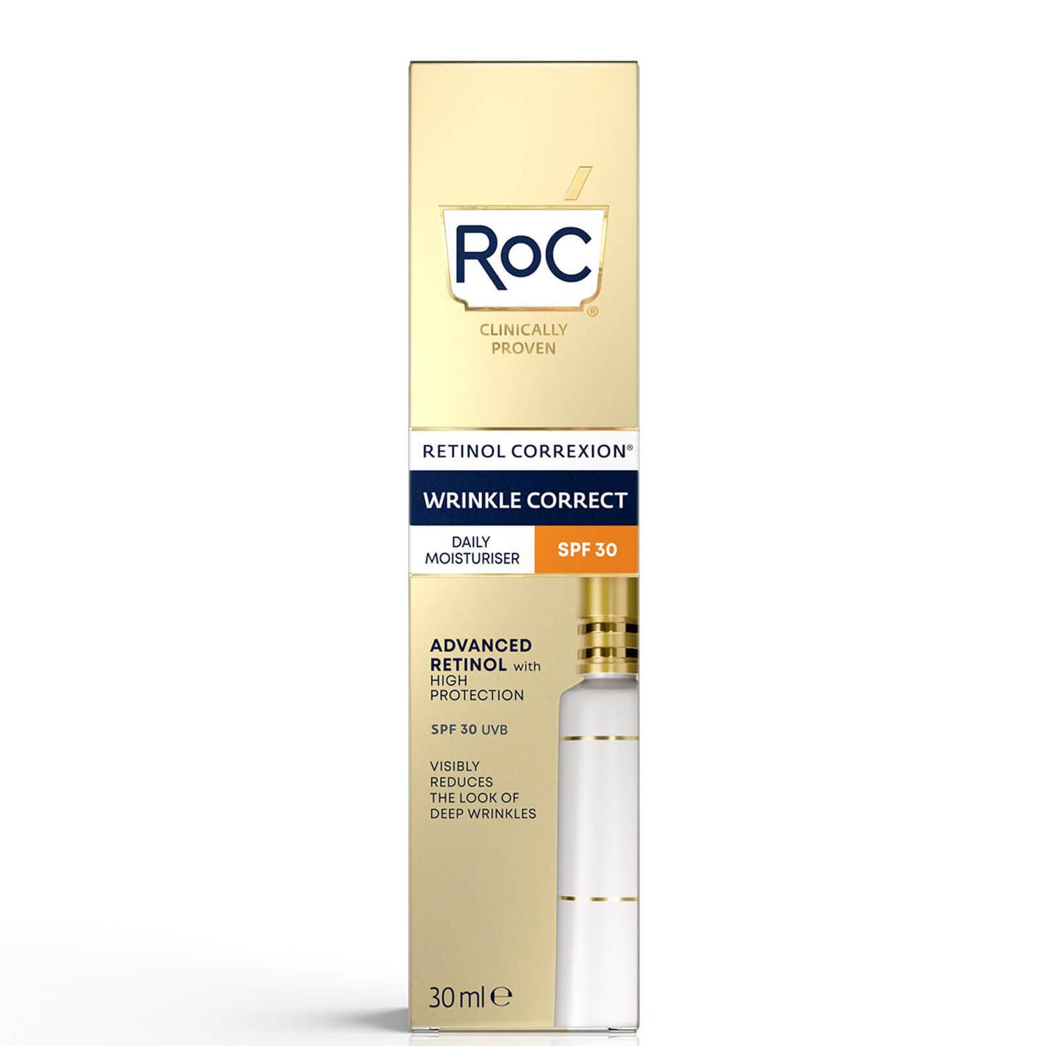 RoC Retinol Correxion Wrinkle Correct Daily Moisturiser SPF30 30ml