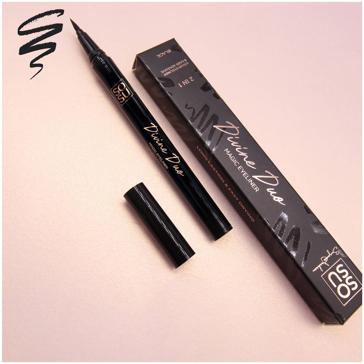 SOSU Cosmetics Magic Eyeliner Divine Duo - Black 13g