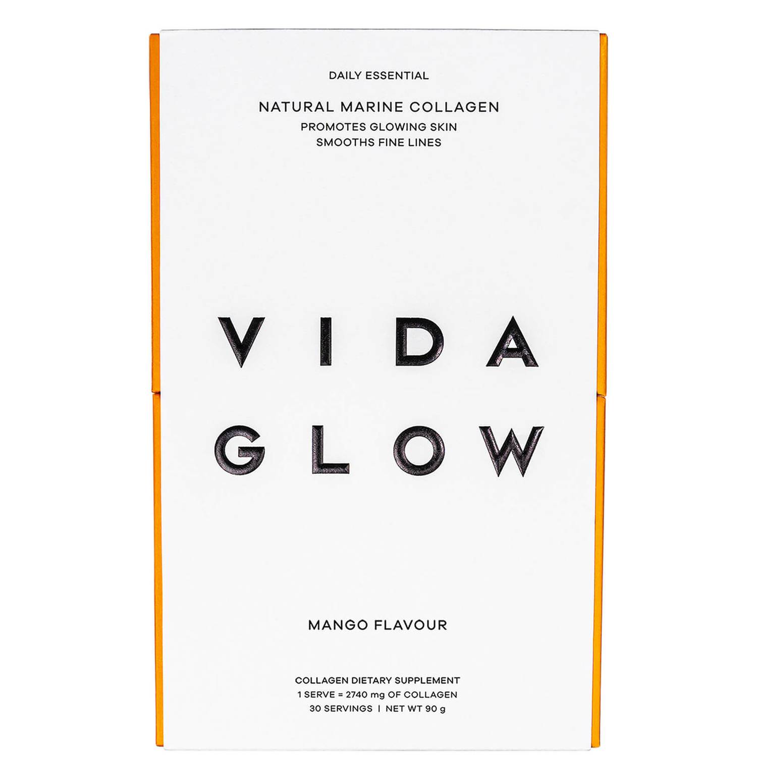 Vida Glow Natural Marine Collagen Sachets - Mango