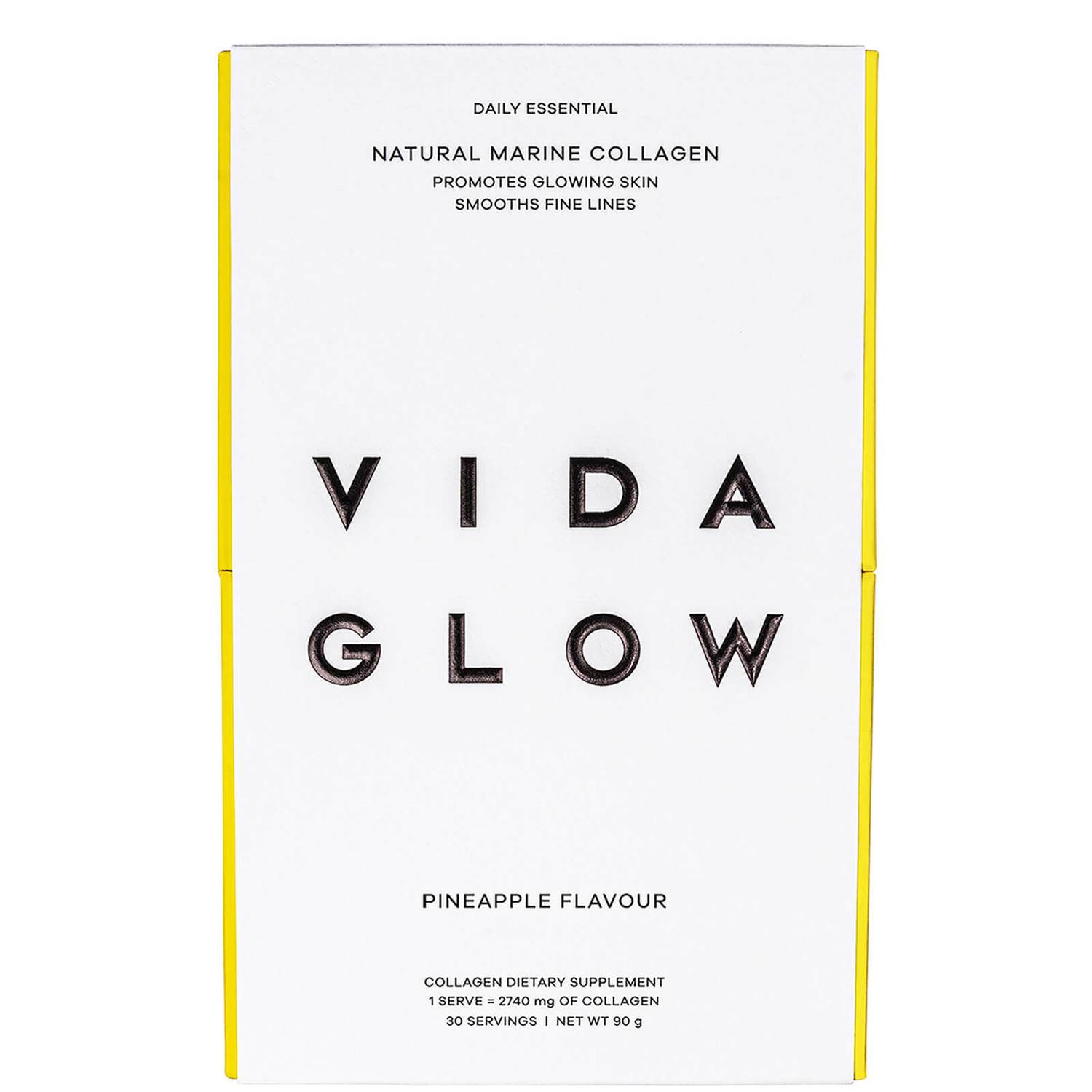 Vida Glow Natural Marine Collagen Sachets - Pineapple