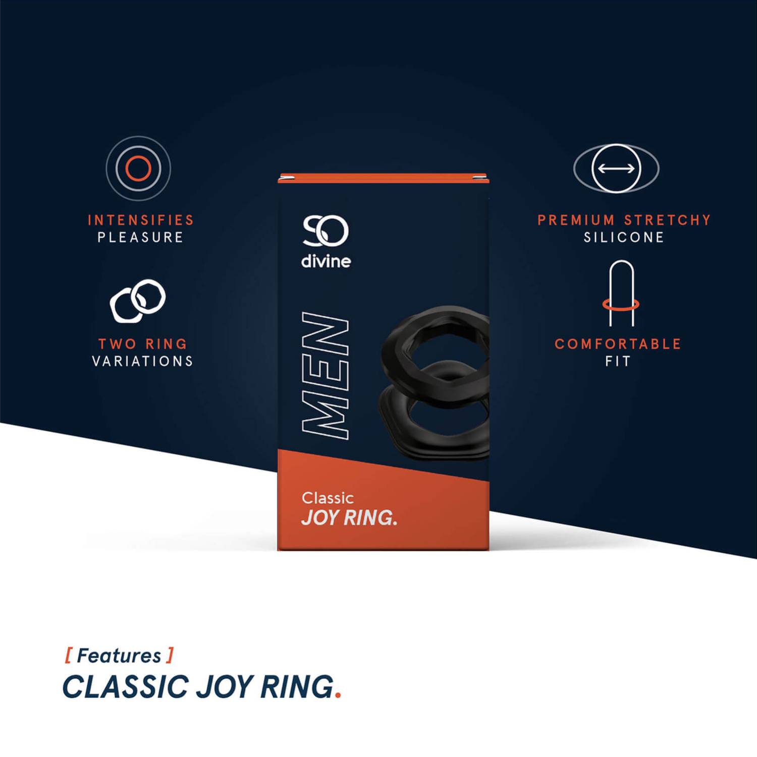 So Divine Men Classic Joy Ring 2 Pack