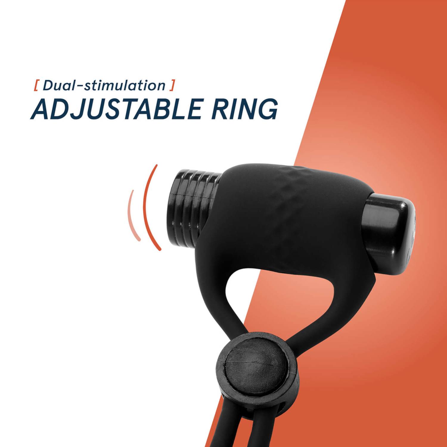 So Divine Men Adjustable Vibrating Ring