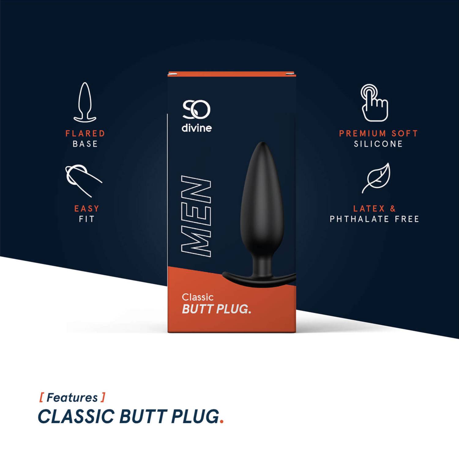 So Divine Men Silicone Butt Plug