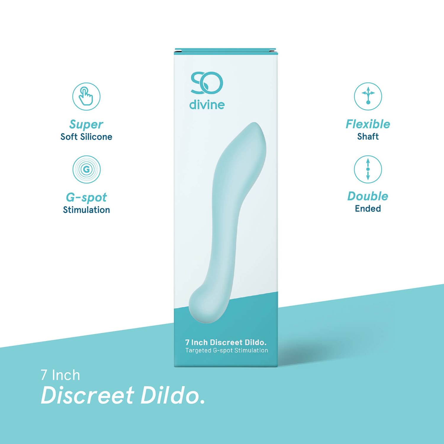 So Divine Discreet Dildo Aqua