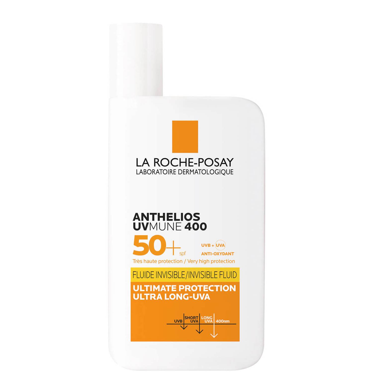 La Roche-Posay Anthelios UVMune 400 Invisible Fluid SPF50+ Sun Cream 50ml