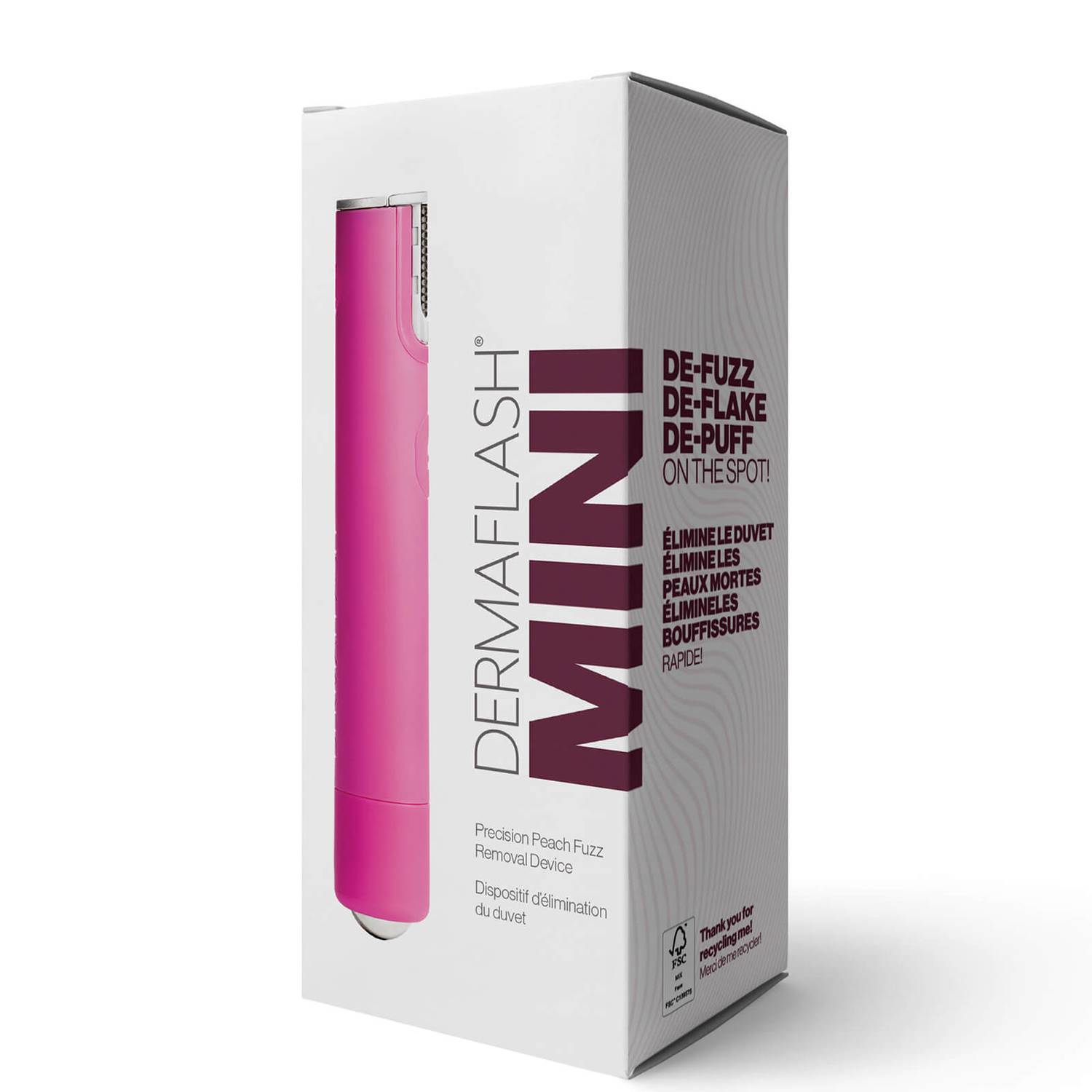 DERMAFLASH Mini On-the-Spot Peach Fuzz Removal - Pop Pink