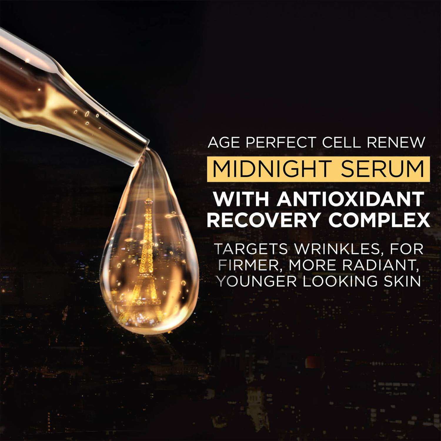 L'Oreal Paris Midnight Serum Cell Renew Age Perfect Anti-Oxidant Recovery Complex Night Serum 30ml