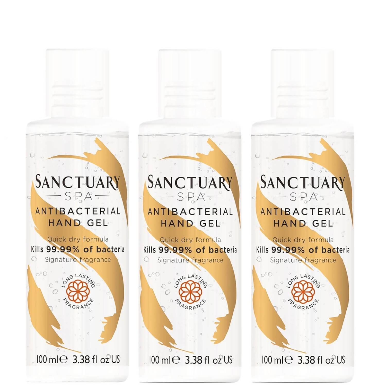 Sanctuary Spa Antibacterial Hand Gel Trio
