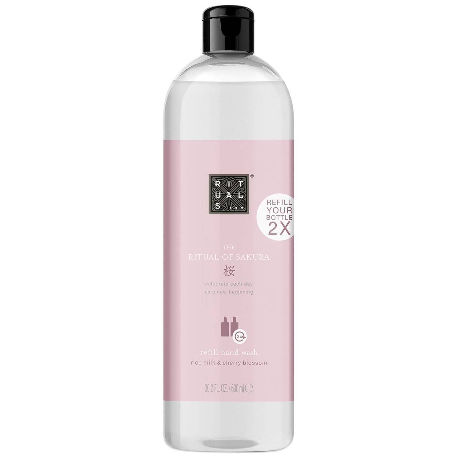 Rituals Cherry Blossom and Rice Milk Hand Wash Refill - The Ritual of Sakura 600ml