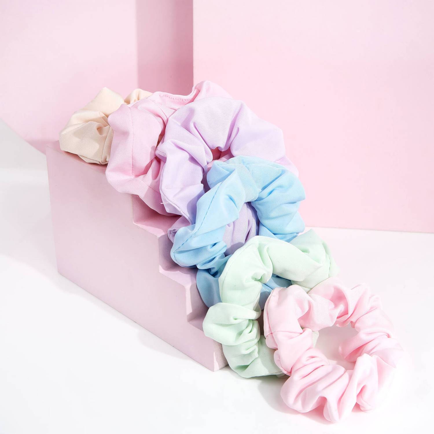 brushworks Pastel Scrunchies