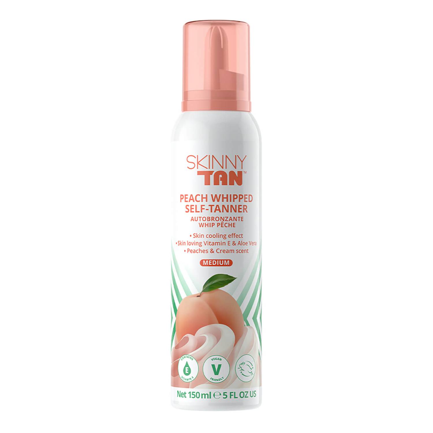 Skinny Tan Peaches and Cream Self Tanning Whip 150ml