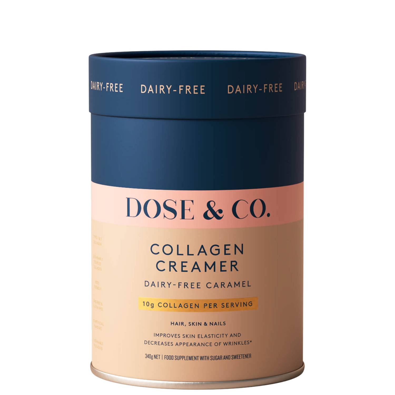 Dose & Co Dairy Free Collagen Creamer - Caramel