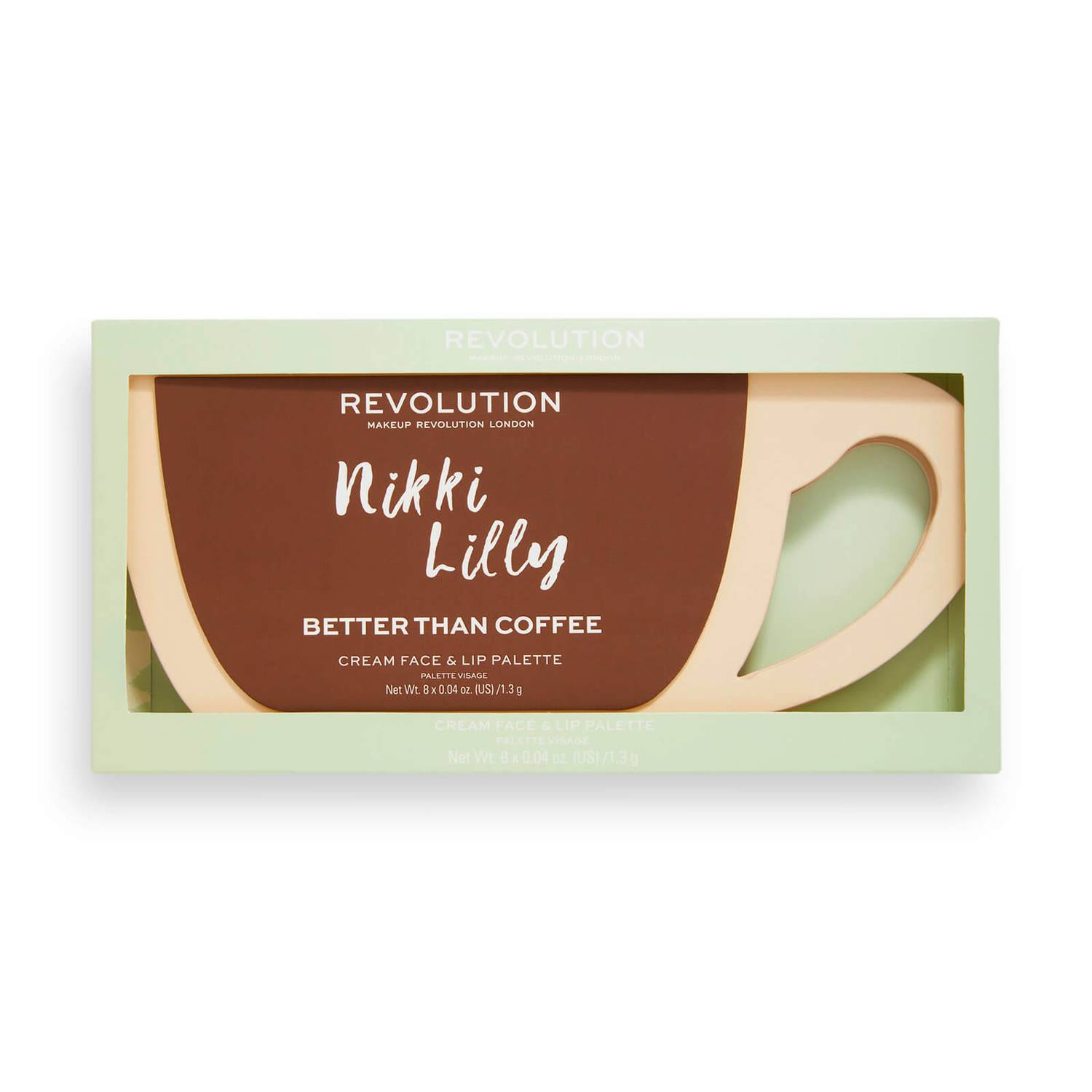 Makeup Revolution X Nikki Lilly Coffee Cup Cream Face and Lip Palette