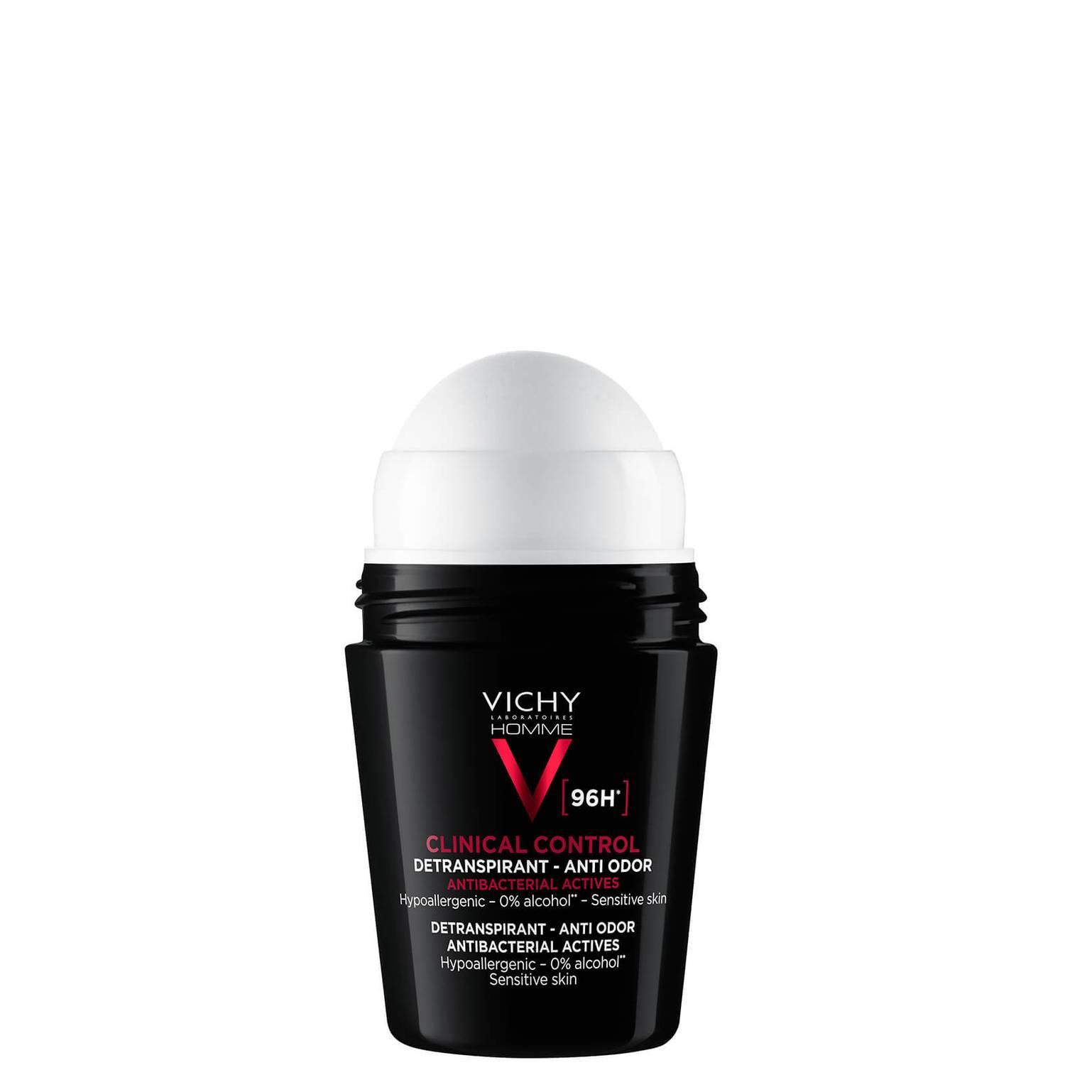 Vichy Men's Clinical Control 96HR Protection Anti-Perspirant Roll-on Deodorant 50ml