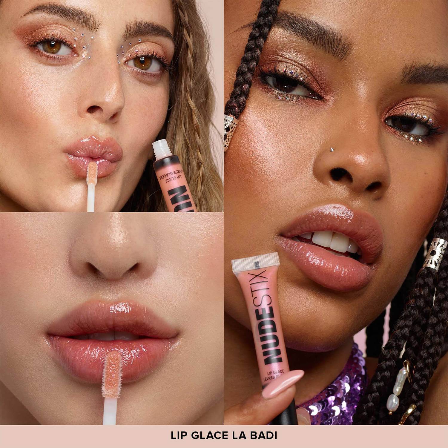 NUDESTIX Mini Nude Gold Glam Kit