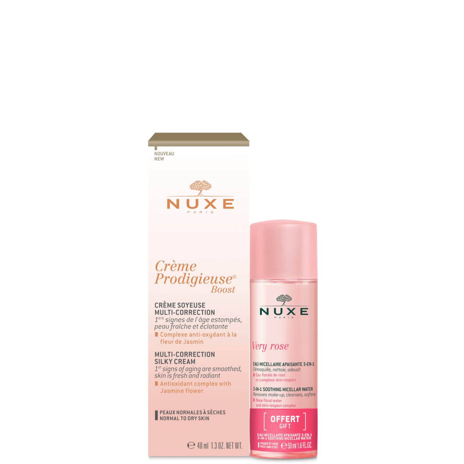 NUXE Crème Prodigieuse Boost Multi-Correction Silky Cream Set (Worth £33.80)