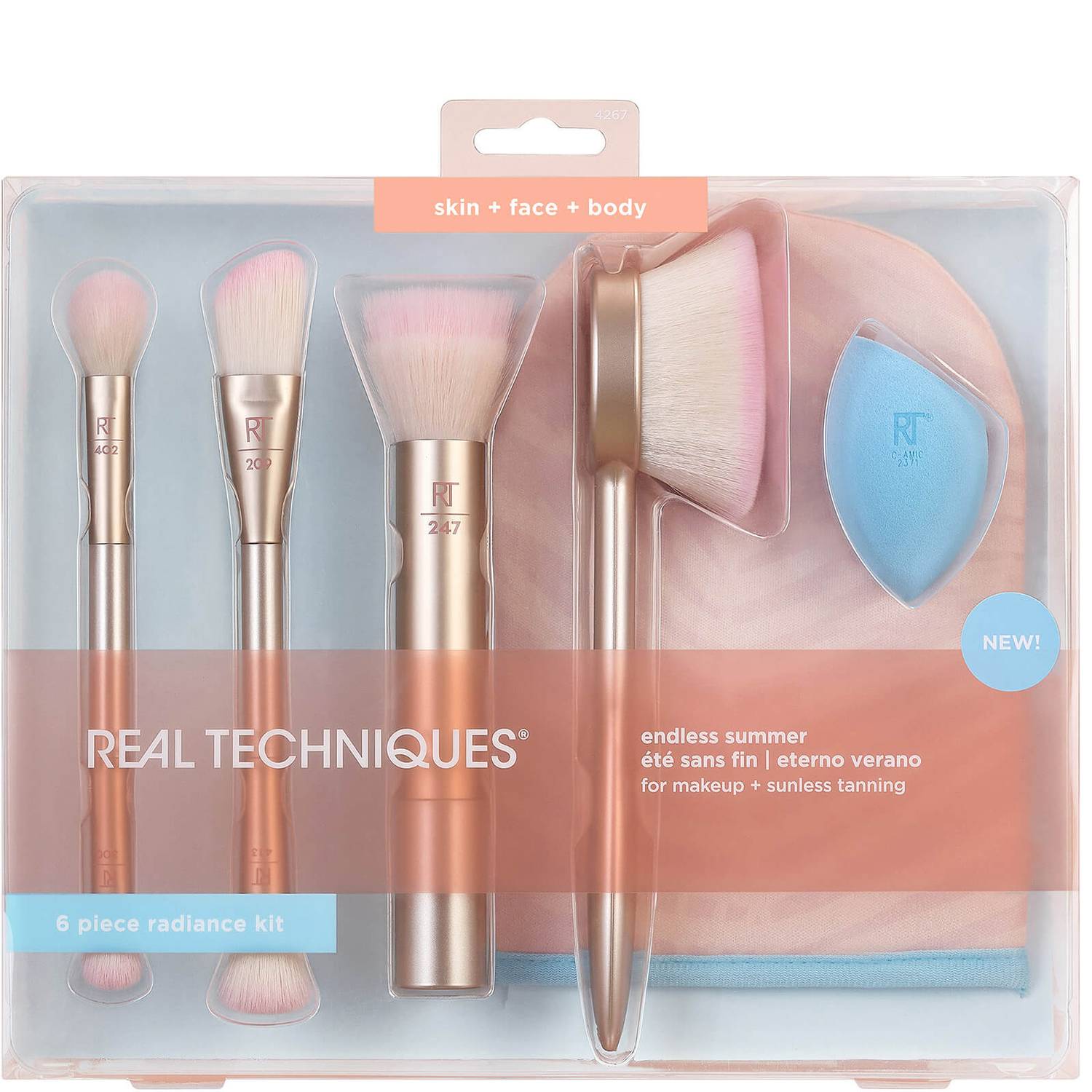 Real Techniques Endless Summer Glow Brush Kit (Worth £55.94)