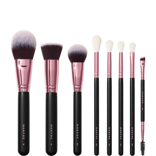 Morphe Flash Of Rosé 8-Piece Rose Gold Brush Set (Worth £94.00)