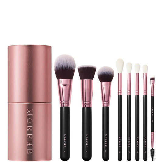 Morphe Flash Of Rosé 8-Piece Rose Gold Brush Set (Worth £94.00)