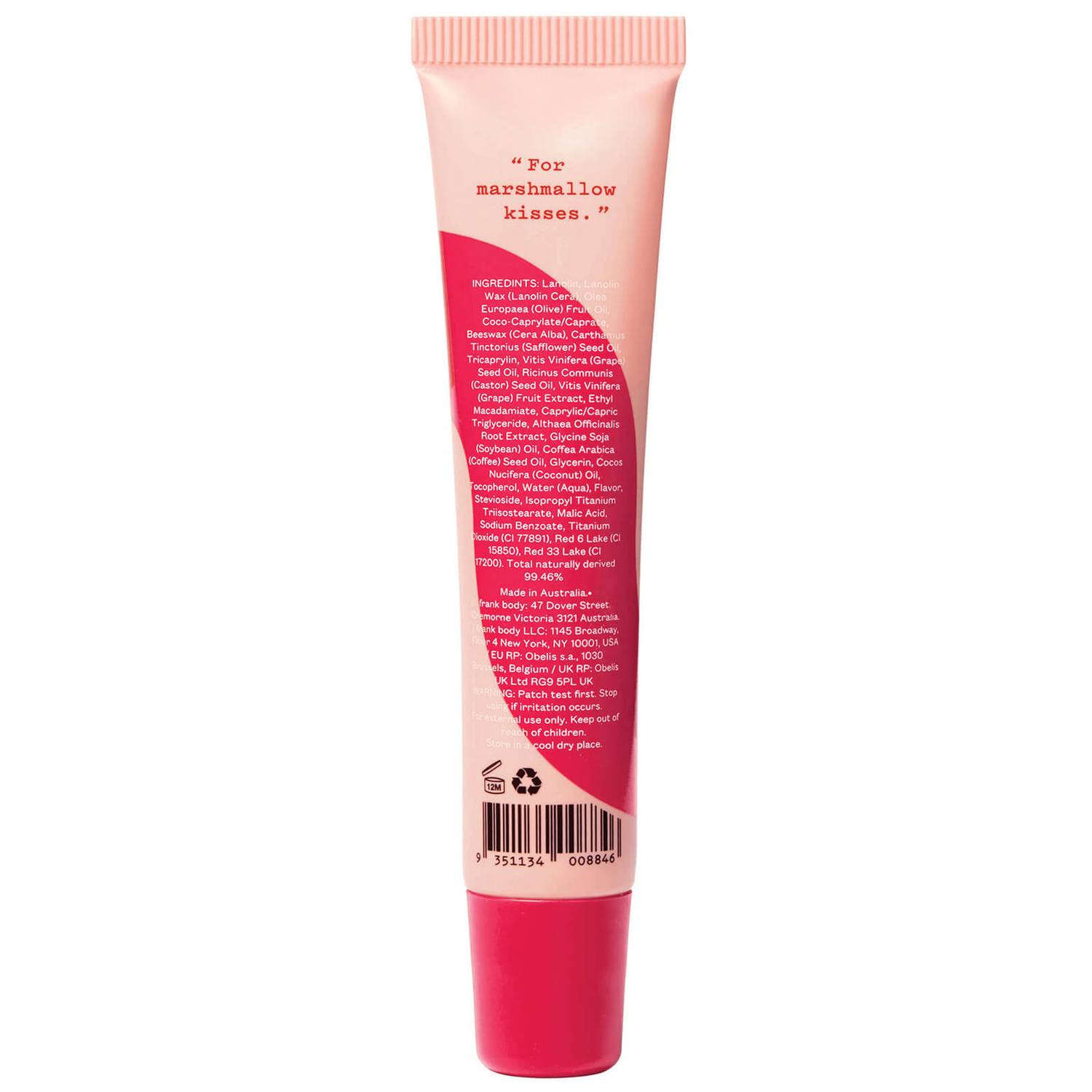 Frank Body Pout Marshmallow Lip Tint 15ml