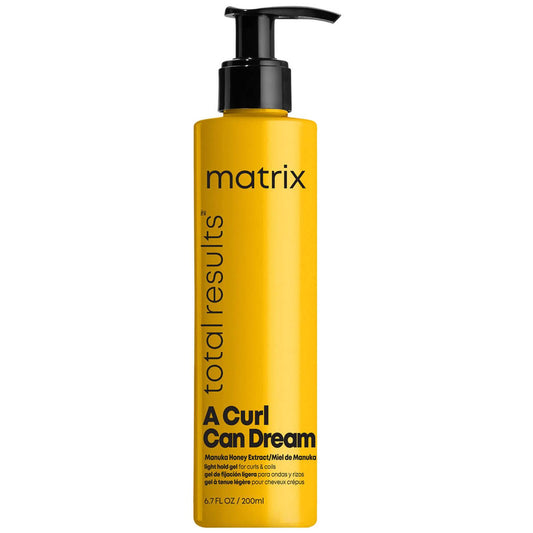 Matrix Total Results A Curl Can Dream Manuka Honey Infused Light Hold Hair Gel for Curls and Coils 200ml