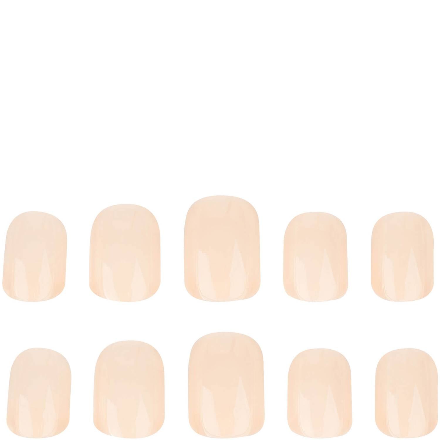 Nail HQ Square Nude Nails (24 Pieces)