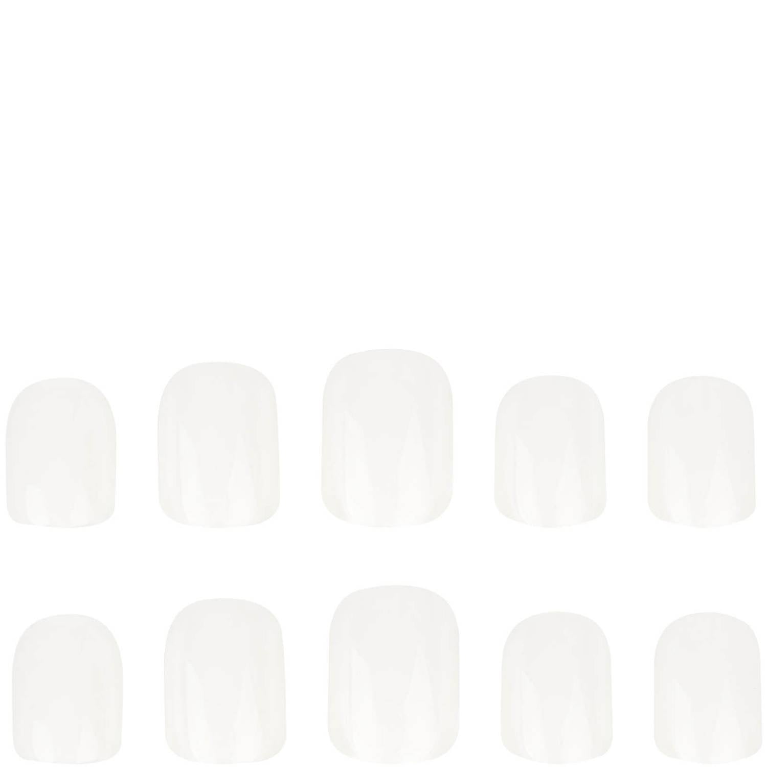 Nail HQ Square White Nails (24 Pieces)