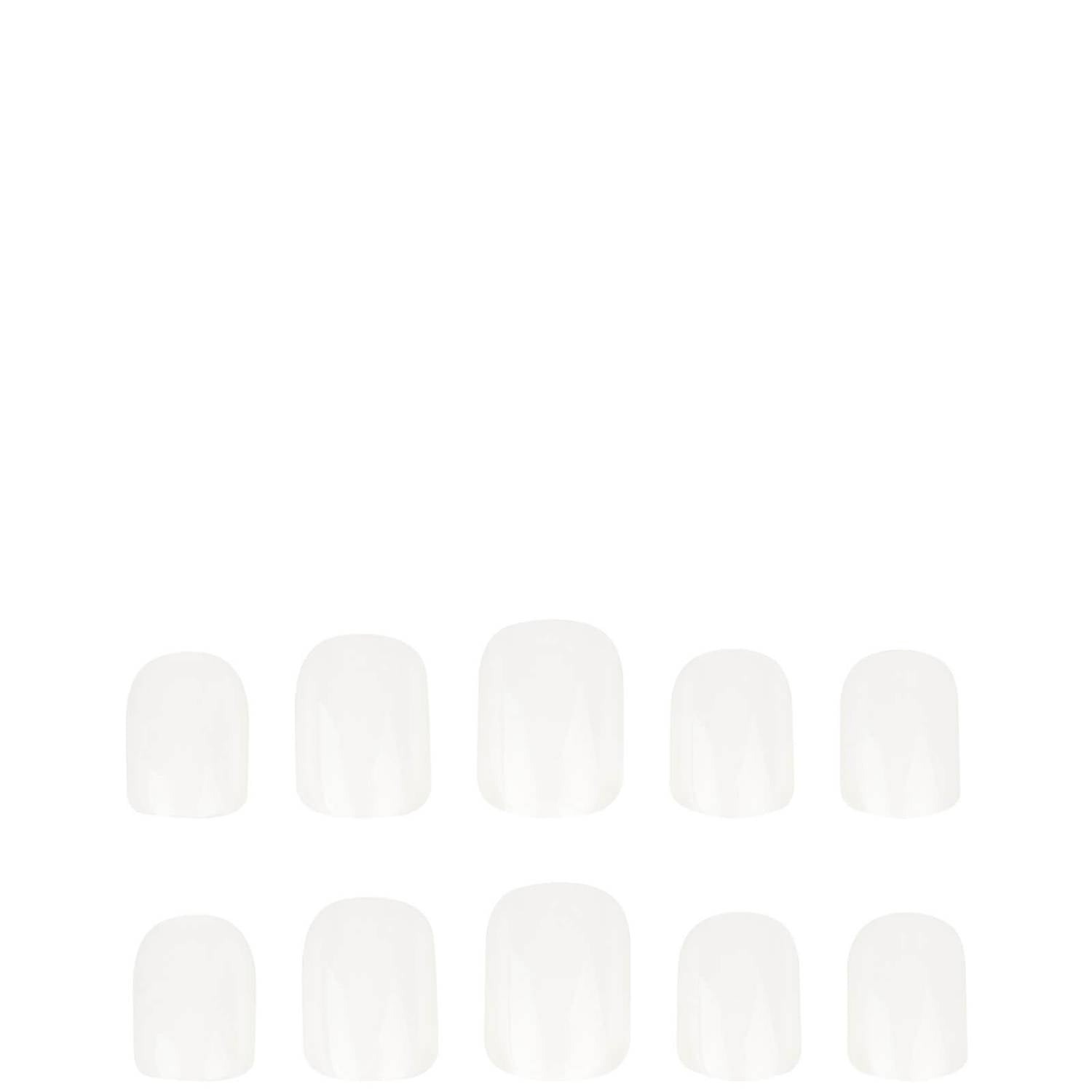 Nail HQ Square White Nails (24 Pieces)