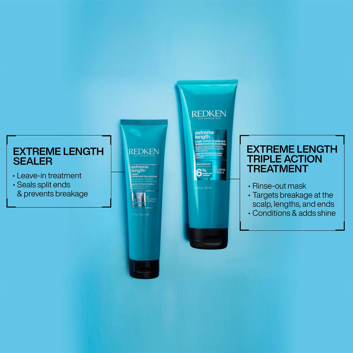 Redken Extreme Length Triple Action Hair Mask Treatment for Nourishment 250ml