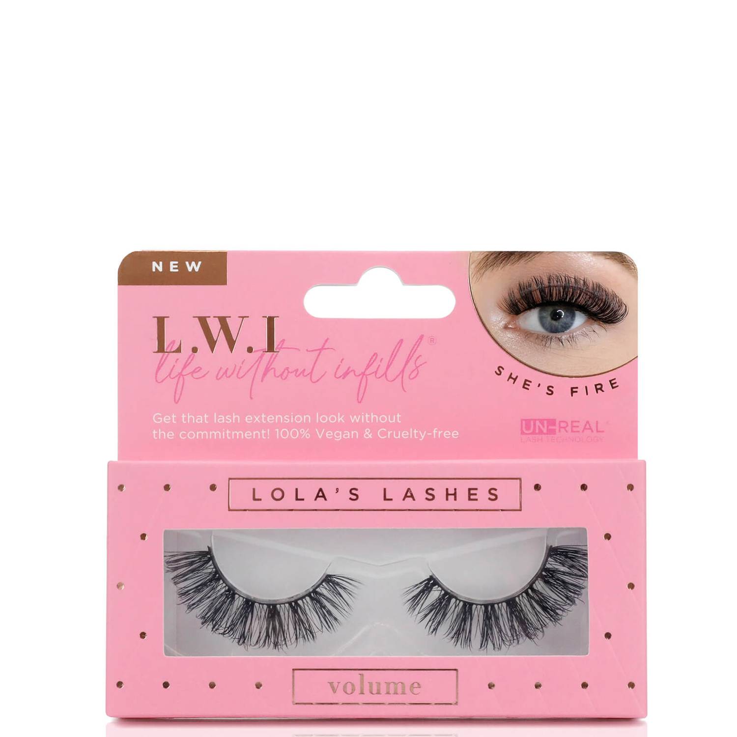 Lola's Lashes L.W.I She's Fire Russian Strip Lashes