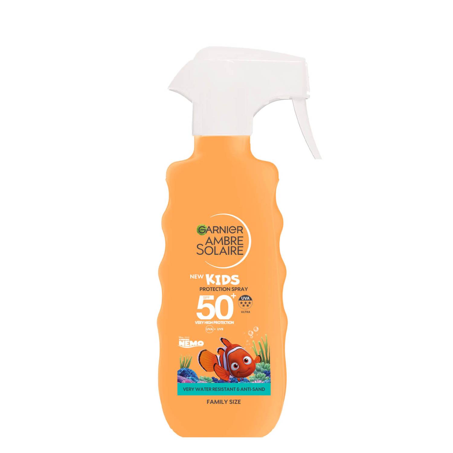 Garnier Ambre Solaire Kids' SPF50 Sun Cream with Easy Application Trigger Spray 300ml