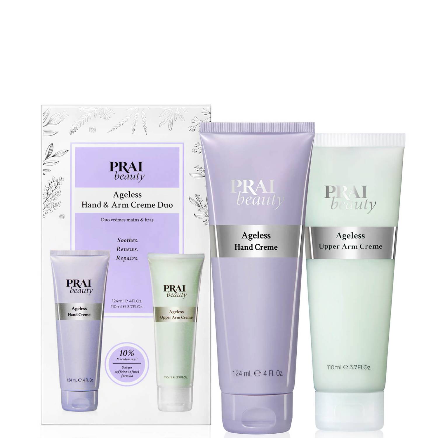 PRAI Ageless Hand Crème And Upper Arm Duo