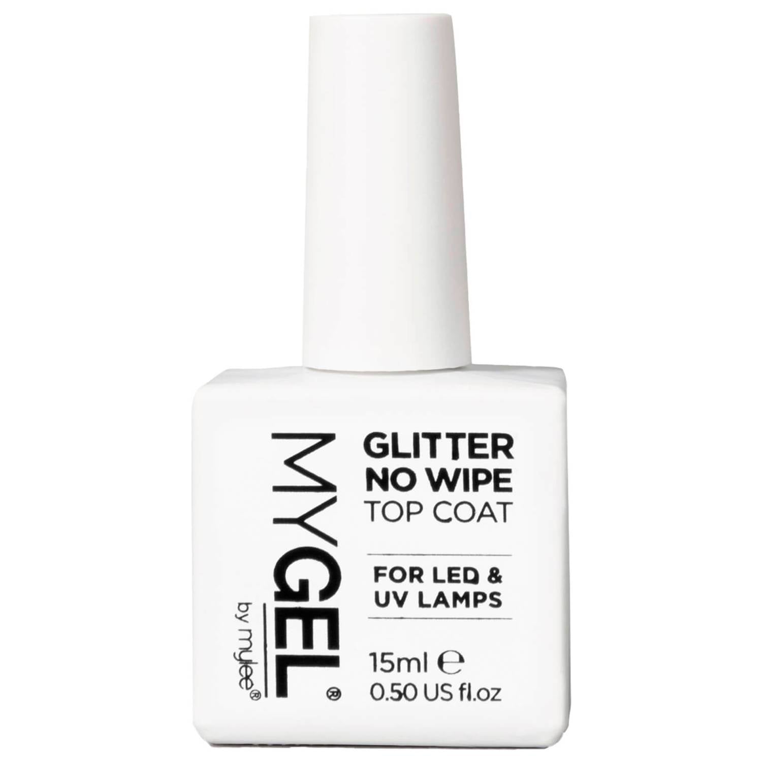 Mylee Glitter No Wipe Top Coat 15ml