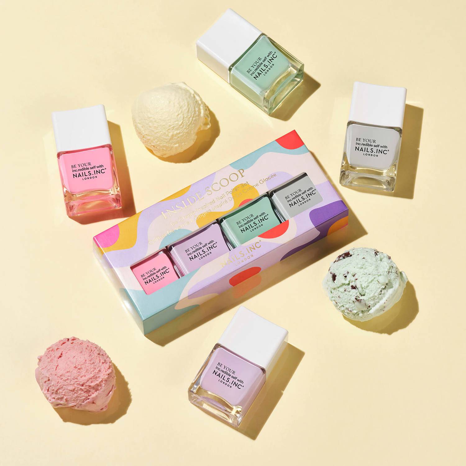 nails inc. Inside Scoop Nail Polish Set