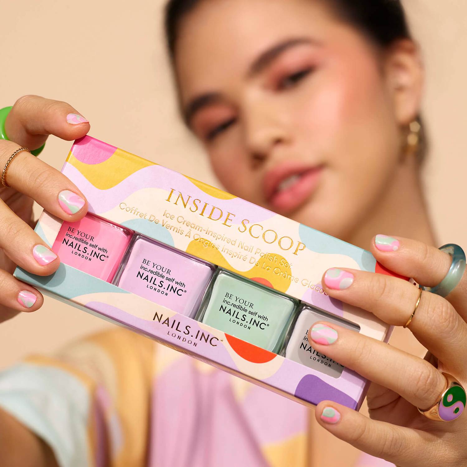 nails inc. Inside Scoop Nail Polish Set
