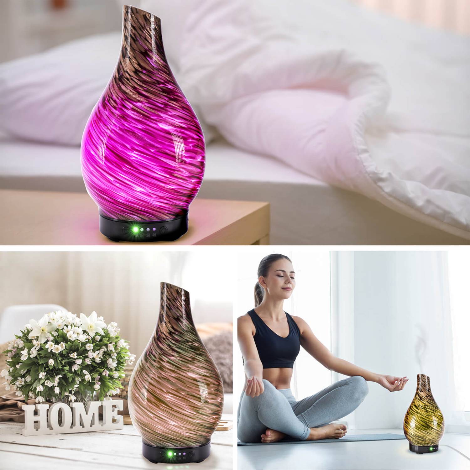 Rio Olia Aroma Diffuser, Humidifier and Night Light