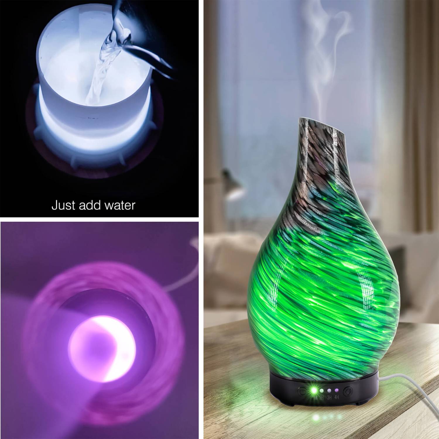 Rio Olia Aroma Diffuser, Humidifier and Night Light